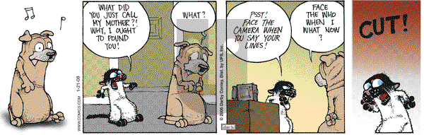 Get Fuzzy on Monday January 21, 2008 Comic Strip