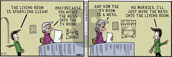 Grand Avenue on Thursday March 21, 2019 Comic Strip