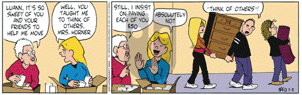 Luann on Wednesday March 8, 2006 Comic Strip