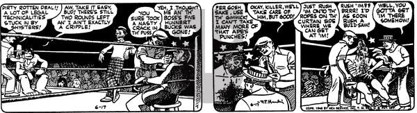 Alley Oop on Monday June 17, 1946 Comic Strip