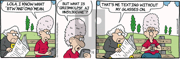 Lola on Monday July 6, 2015 Comic Strip