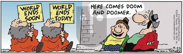 Frank and Ernest on Saturday September 25, 2004 Comic Strip