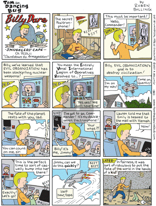 Tom the Dancing Bug on Saturday September 8, 2007 Comic Strip