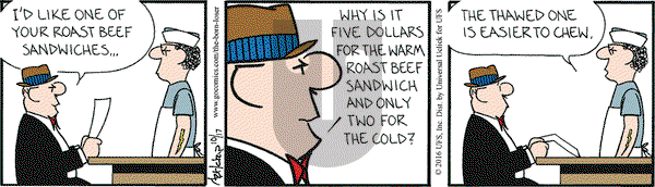 The Born Loser on Monday October 17, 2016 Comic Strip