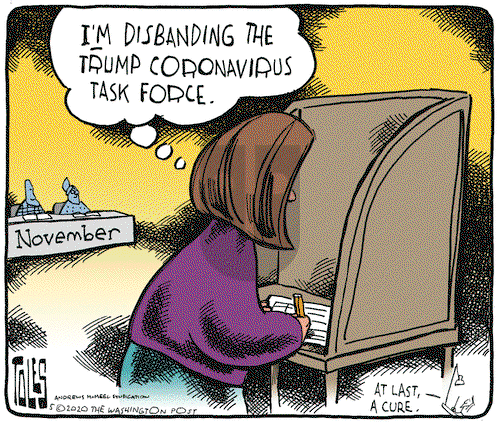 Tom Toles on Thursday May 7, 2020 Comic Strip