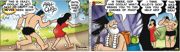 Alley Oop on Wednesday January 10, 2018 Comic Strip
