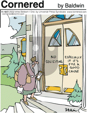 Cornered on Thursday April 10, 2003 Comic Strip