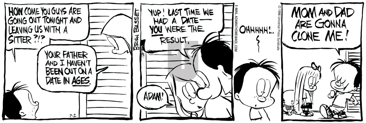 Adam@Home - Tuesday July 2, 1996 Comic Strip