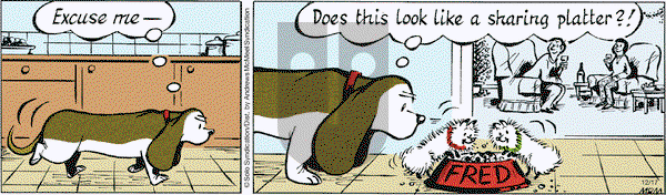 Fred Basset on Tuesday December 17, 2019 Comic Strip