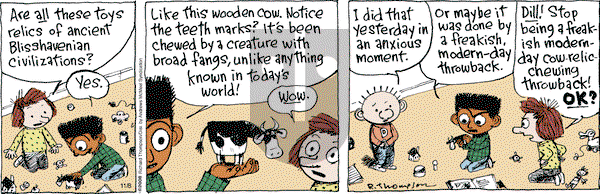 Cul de Sac on Thursday November 8, 2018 Comic Strip