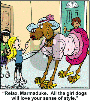 Marmaduke on Thursday July 1, 2021 Comic Strip