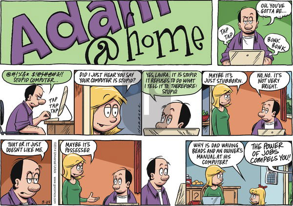 Adam@Home on Sunday August 24, 2014 Comic Strip