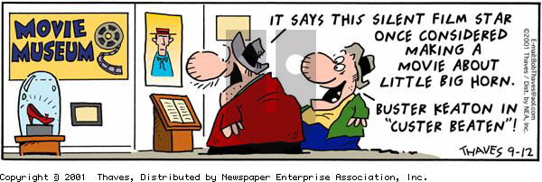 Frank and Ernest on Wednesday September 12, 2001 Comic Strip
