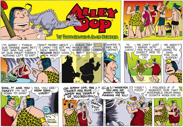 Alley Oop on Sunday June 4, 2000 Comic Strip