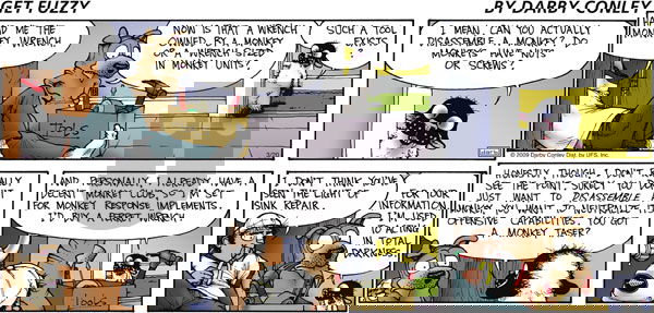 Get Fuzzy on Sunday March 20, 2011 Comic Strip