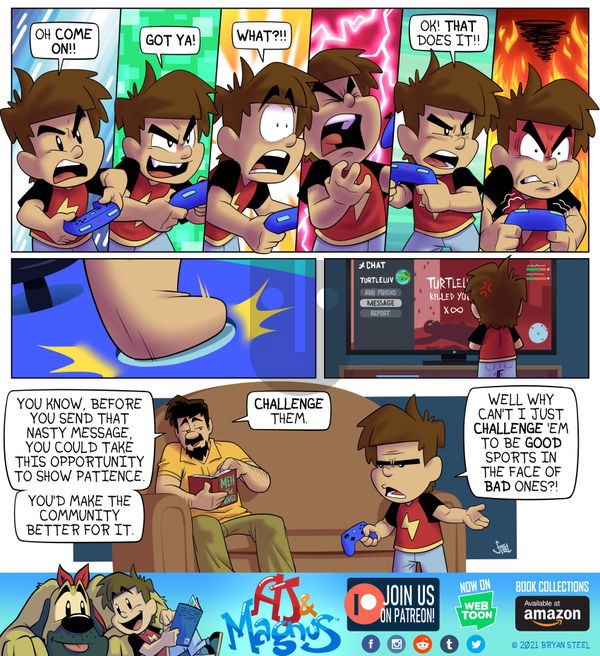 AJ and Magnus on Sunday July 18, 2021 Comic Strip