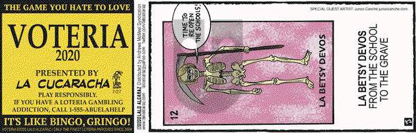 La Cucaracha on Monday July 27, 2020 Comic Strip