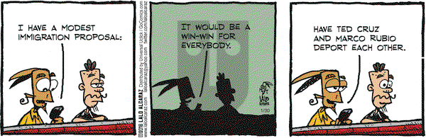 La Cucaracha on Saturday January 30, 2016 Comic Strip