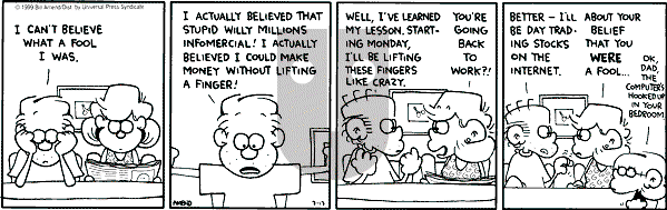 FoxTrot - Saturday July 17, 1999 Comic Strip