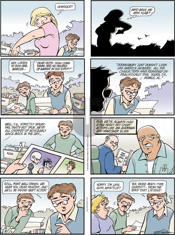 Doonesbury - Sunday September 30, 2007 Comic Strip