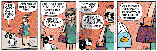 Pooch Cafe on Thursday August 23, 2018 Comic Strip