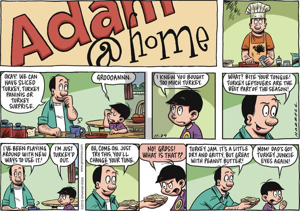Adam@Home on Sunday November 29, 2015 Comic Strip