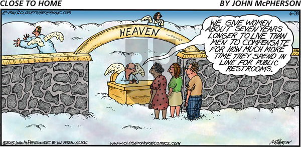 Close to Home on Sunday June 28, 2015 Comic Strip