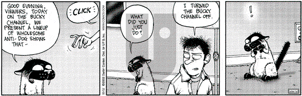 Get Fuzzy on Saturday October 12, 2002 Comic Strip