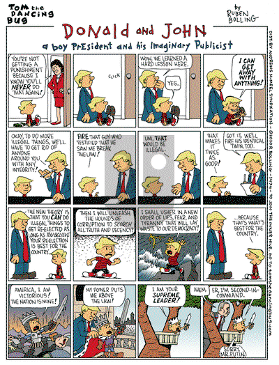 Tom the Dancing Bug on Monday February 10, 2020 Comic Strip