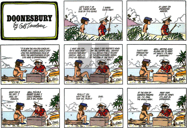 Doonesbury on Sunday May 23, 1982 Comic Strip
