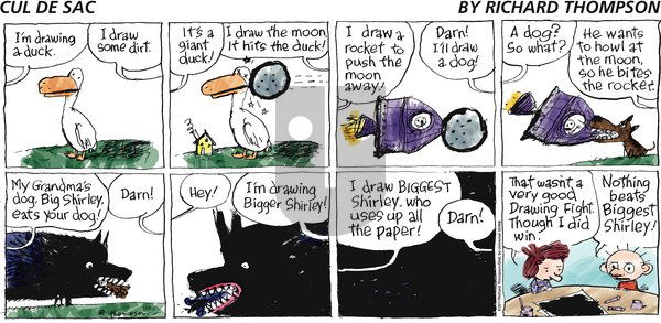 Cul de Sac on Sunday November 20, 2011 Comic Strip