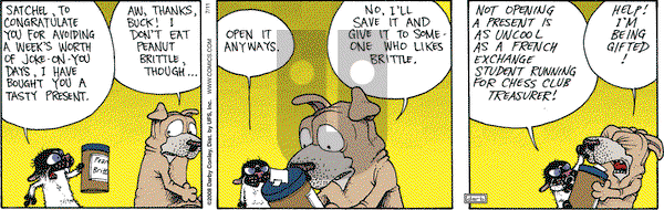 Get Fuzzy on Friday July 11, 2008 Comic Strip