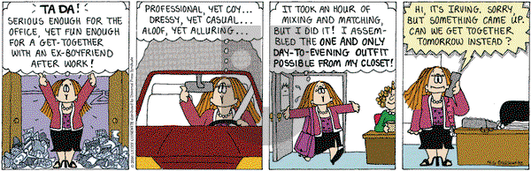Cathy Classics - Thursday April 6, 2000 Comic Strip