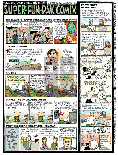 Tom the Dancing Bug on Monday February 3, 2020 Comic Strip