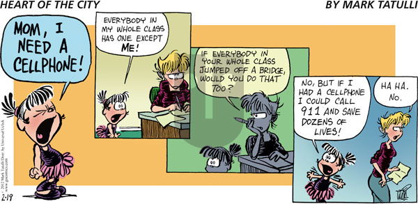 Heart of the City on Sunday February 19, 2012 Comic Strip