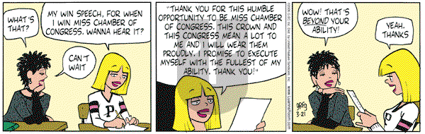 Luann on Tuesday March 21, 2006 Comic Strip