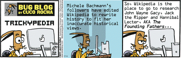 La Cucaracha - Thursday July 14, 2011 Comic Strip