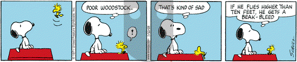 Peanuts on Thursday July 10, 2003 Comic Strip