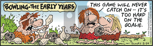 Frank and Ernest on Saturday August 24, 2013 Comic Strip