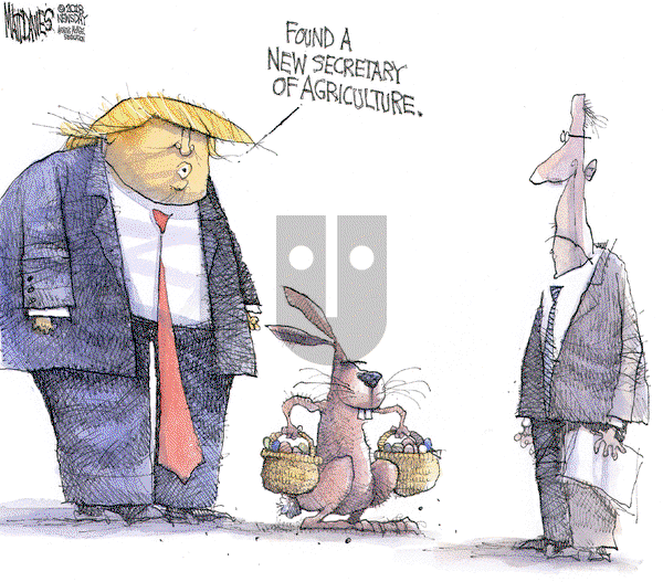 Matt Davies on Monday April 2, 2018 Comic Strip