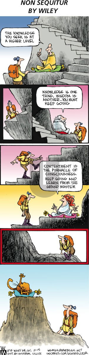 Non Sequitur on Sunday November 15, 2015 Comic Strip