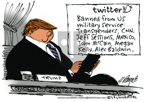Henry Payne on Friday July 28, 2017 Comic Strip