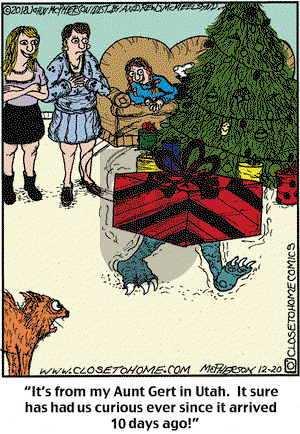 Close to Home on Thursday December 20, 2018 Comic Strip