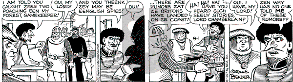 Alley Oop on Monday September 1, 1997 Comic Strip