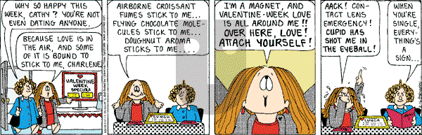 Cathy Classics - Saturday February 16, 2002 Comic Strip
