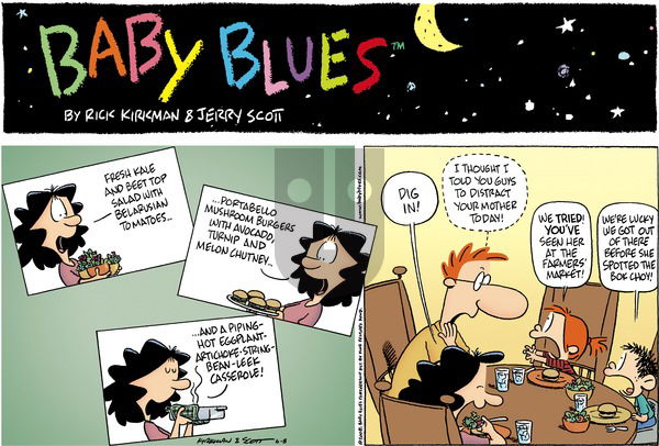 Baby Blues on Sunday June 8, 2008 Comic Strip