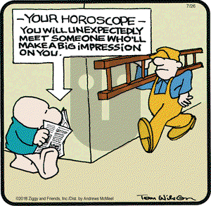 Ziggy on Thursday July 26, 2018 Comic Strip