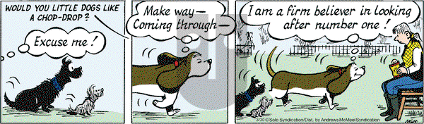 Fred Basset on Monday March 30, 2020 Comic Strip