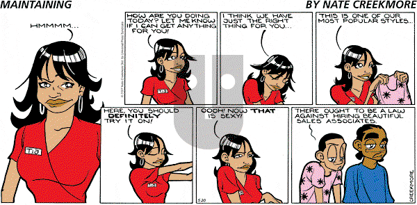 Maintaining on Sunday May 20, 2007 Comic Strip