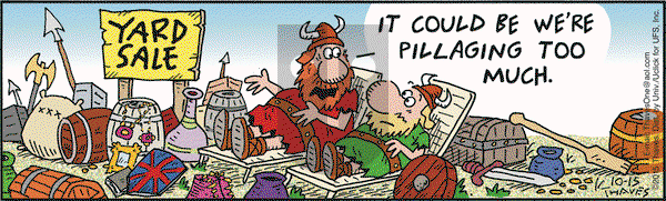 Frank and Ernest on Thursday October 15, 2015 Comic Strip